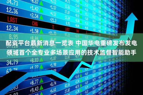 配资平台最新消息一览表 中国华电重磅发布发电领域首个全专业多场景应用的技术监督智能助手